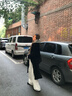 W2X秋冬季950g重磅长毛双面羊毛呢大衣男长款高端羊毛妮子大衣外套 黑色 重磅过膝长款 XL 实拍图