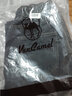西域骆驼（VANCAMEL）牛仔裤男宽松直筒休闲韩版垂感阔腿九分裤子男牛仔长裤 黑灰 XL 实拍图