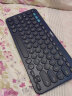 罗技（logitech） 蓝牙键盘K380多设备切换笔记本平板IPAD电脑适用 时尚轻薄巧克力 按键 蓝色 实拍图
