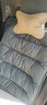 汽车坐垫冬季短毛绒座套半包冬天羽绒棉单座垫车垫加厚全车座椅套 正副驾驶座冬季加绒汽车座套 灰色--五座 实拍图