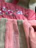 九能汉服女童夏季薄款中国风仙女女孩连衣裙儿童古装款表演唐装春秋 粉红色 120 适合103-113 实拍图