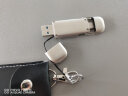 NEWQ固态u盘指纹加密USB3.2/Type-C防泄密iPhone手机电脑双接口两用高速办公优盘 D5苹果指纹U盘-128g 实拍图