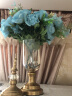 雅尊（Yazun） 欧式客厅富贵竹水晶玻璃花瓶仿真花摆件 创意餐桌干花插花装饰品 高贵金一套+富贵玫瑰套装 实拍图