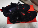 特步运动鞋新款男士潮流透气缓震气垫鞋厚底耐磨休闲跑步鞋健身旅游鞋 黑红 42 实拍图