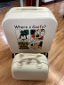 芈上宣（MISHANGXUAN）卡通儿童行李箱女18英寸可爱小型拉杆箱宝宝登机箱 白色-米奇+小包 20寸 顺丰 晒单实拍图