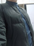 千纸鹤男装短款男士羽绒服新款商务休闲保暖防寒棒球领外套男爸爸冬装 02C绿色 L 实拍图