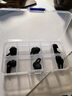 比博欧适用Huawei华为FreeLace Pro蓝牙耳机硅胶套耳机套FreeLace Pro2耳塞鲨鱼鳍运动防掉耳帽耳机配件 樱语粉小号【三对，送收纳盒】 实拍图
