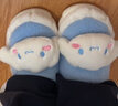 Hello Kitty儿童包脚棉拖鞋玉桂狗女童卡通舒适包跟保暖拖鞋浅蓝220 KT0101 实拍图
