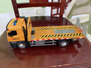 奥智嘉儿童玩具男孩合金车头拖车道路救援平板卡车3-6岁惯性工程车模型生日礼物 实拍图
