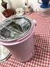 膳魔师（THERMOS） 焖烧锅高真空不锈钢保温炖锅免火大容量保温汤提锅TCRA-1800系列 TCRA-1800-粉色 1.8L 实拍图