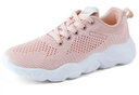 回力官方运动鞋女鞋秋季透气女士妈妈鞋老爹鞋女休闲鞋户外跑步鞋子女 樱花粉 0044 35 实拍图
