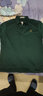 啄木鸟（TUCANO）冰丝长袖t恤男翻领POLO体恤衫中年宽松秋衣免烫爸爸装男打底上衣 墨绿 4XL (190) 建议180-205斤 实拍图