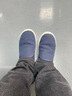 seagebel希洁贝尔 无尘车间微电子实验室制药车间防静电工作鞋防尘中巾鞋帆布防尘鞋无尘棉鞋 藏青色冬季保暖棉鞋PU软底 41码 实拍图