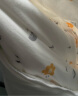 童泰秋冬季婴儿床品宝宝夹棉双向拉链对开分腿防踢被睡袋 橙色丨A款 73cm 实拍图