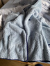 蕉内绒绒506H睡衣男女士卫衣版可外出家居服套装羊羔绒加厚秋冬季保暖 【男士连帽】冰岛蓝拼色 XL 实拍图