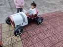 尚好嘉新概念儿童电动车四轮可坐人遥控卡通车2-6岁男女宝宝玩具车 概念粉色双驱+早教摇摆+蓝牙遥控 实拍图