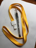 优和（UHOO）证件卡挂绳 (宽1.5cm ) 黄色  6根/包 证件卡套工作证员工牌胸卡公交卡套学生饭卡吊绳  6768-6 实拍图