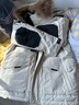 波司登（BOSIDENG）冬季极寒羽绒服鹅绒于适同款男女情侣款短款大毛领外套 【趋势爆款】燕麦色7185 1 4XL 190/108A 体重约170-190斤 实拍图