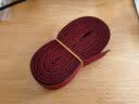 纬度 宽松紧带宽加厚特厚斜纹弹力带橡皮筋扁服装辅料裤子腰带黑色 暗红3cm【4米】 实拍图