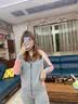 慕之美轻奢运动套装女春秋洋气妈妈装品牌卫衣外套居家锻炼通勤运动服棉 卡其色 L(建议91-110斤) 实拍图