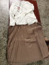 金菊含桑蚕丝开衫外套纯色空调衫长袖宽松版型春夏新款V领女式针织衫 白色 L(165/88A) 晒单实拍图