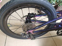 VIQI 微琦碳纤维折叠自行车成人超轻喜玛诺变速20寸9速油刹轻便通勤 蓝魅幽灵 实拍图