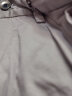 花花公子（PLAYBOY）休闲裤男2024春夏季裤子男士宽松直筒男裤商务潮流男装 浅灰色 29 实拍图