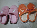 惠夫人秋冬季棉拖鞋女家用冬季室内防滑家居情侣可爱毛绒男月子鞋冬天 秋风 橘色 38-39 (适合37-38码穿) 实拍图