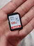 SanDisk闪迪 SD卡高清相机卡 佳能尼康数码相机内存卡 微单反存储卡 128G SDXC卡+3.0高速读卡器 实拍图