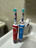 欧乐B儿童电动牙刷 3-7岁乳牙期专用 护齿 乳牙刷 冰雪奇缘款 圆头牙刷(图案随机) D100K kids 日常清洁 实拍图