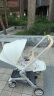 bebebus艺术家婴儿车推车可坐可躺新生儿宝宝轻便折叠双向高景观 香槟金 晒单实拍图