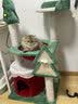 唐米吉吉剑麻猫爬架猫窝猫树一体圣诞水晶绒小户型猫架子磨爪猫玩具不占地 雪梦SD-2 自带剑麻猫抓板 实拍图