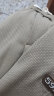 卡帝乐鳄鱼（CARTELO）裤子男春夏季小脚休闲裤男士工装裤华夫格运动男裤 卡其色 XL  晒单实拍图