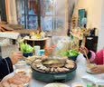 Aoran烤涮一体两用锅火锅烤肉锅一体的烧烤烤肉一体家用电烤盘多功能锅一体炉大功率鸳鸯大容量料理锅 大号烧烤火锅一体-适用3-6人-鸳鸯锅 实拍图
