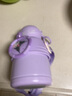 时空薇恋奥特曼保温杯儿童水杯吸管大肚杯316不锈钢大容量小学生上学水壶 紫色-600ML【背带+吸管】 实拍图
