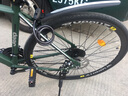 Jeep吉普公路自行车男女变速700C细轮碟刹弯把跑车越野学生赛车速飞 弯把-军绿色 21速高配 26英寸 实拍图