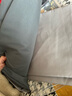 南极人（Nanjiren）被套单件单人150x200被罩2米春夏季磨毛被子罩纯色被单双人被芯套 双拼深灰-浅灰【亲肤柔软】 1.2m床三件套：被套1.5*2.0m 实拍图