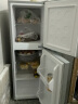 荣事达（Royalstar）【送货上门】迷你冰箱小 小型双门电冰箱家用宿舍冷冻冷藏节能 76A156【一级能效，三天一度电】银 实拍图