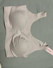 Ubras care圆领可置义乳背心文胸 舒适内衣女 术后舒适基础款 兰花烟色 （呵护粉色） L 实拍图
