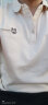 卡帝乐鳄鱼（CARTELO）短袖男士春夏季休闲短袖t恤男翻领POLO打底衫商务男装 米杏色 XL 实拍图