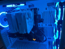 大水牛（BUBALUS）冰蓝 12CM机箱风扇（冷色蓝光/风冷散热/液压轴承/电脑风扇/大4P接口串联） 实拍图