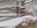 依莎韦尔泳衣女新款2024拍照分体三件套运动泳装连帽显瘦长袖温泉游泳衣 白色 XL（116-126斤） 晒单实拍图