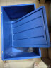 海斯迪克  EU周转箱塑料箱 汽配可堆式储物箱零件箱 蓝色带盖600*400*340 晒单实拍图