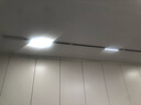 灯灵全光谱明装超薄磁吸轨道灯免吊顶无主灯筒射灯led白色客厅灯具饰 泛光灯10W 暖白光4000K 实拍图
