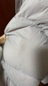 范思蓝恩高光云朵系列 短款连帽羽绒服女冬季2024新款面包服14111 黎豆粉 XS 实拍图