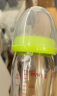 贝亲Pigeon婴儿奶瓶宽口径玻璃奶瓶新生宝宝奶瓶240ml 二代玻璃绿色 240ml 带M号奶嘴 晒单实拍图