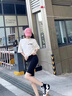 SIINSIIN【杨紫同款】鲨鱼裤女外穿2025新款春季加绒保暖瑜伽打底裤 【五分款】显瘦黑 M （95-105斤） 实拍图