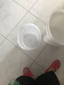 佳叶（JIAYE）加厚食品级塑料桶密封桶酱菜海蜇大闸蟹酸菜腌菜米酒猪油手提桶带 20L白色（常规款） 实拍图