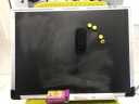 齐富黑板家用儿童挂式写字板教学培训创意可擦写涂鸦绘画家用小黑板留言书写看板学校粉笔写字板画板留言黑板 [加厚银框]45*60CM挂式黑板 实拍图