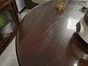 钟爱一生圆形桌布圆桌垫防水软玻璃餐桌布茶几垫子台布塑料透明防油桌面垫 升级食品级无味纯色磨砂2mm 圆形桌布1.3米直径 实拍图